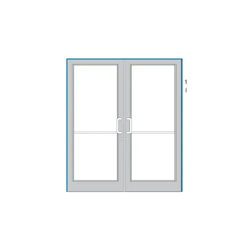 White KYNAR Paint 75-1/2" x 85-3/4" Series DF800 Tubular Offset Hung Up and Over Frame Blank (2F) White KYNAR Paint 75-1/2" x 85-3/4" Series DF800 Tubular Offset Hung Up and Over Frame Blank (2F)