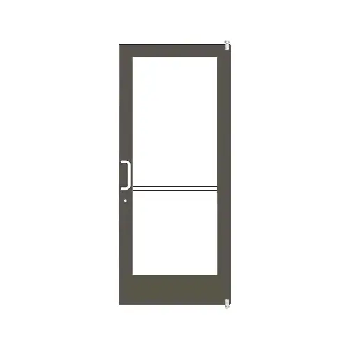 Class I Bronze Black Anodized 400 Series Medium Stile (RHR) HRSO Single 3'0 x 7'0 Offset Hung with Pivots for Surf Mount Closer Complete Door/Std. MS Lock, 7-1/2" Std. Bottom Rail Class I Bronze Black Anodized 400 Series Medium Stile (RHR) HRSO Single 3'0 x 7'0 Offset Hung with Pivots for Surf Mount Closer Complete Door/Std. MS Lock, 7-1/2" Std. Bottom Rail
