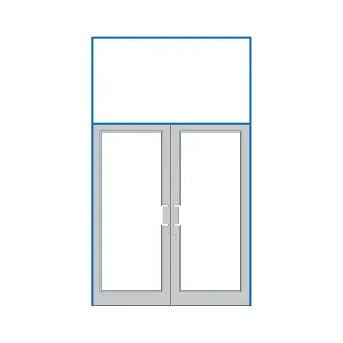 Custom KYNAR Paint 75-1/2" x 126" Series DF800 Tubular Offset Hung Transom Frame Blank (2FT) Custom KYNAR Paint 75-1/2" x 126" Series DF800 Tubular Offset Hung Transom Frame Blank (2FT)