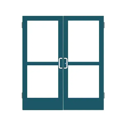 Custom KYNAR Paint Custom Pair StormFront Series IG500 StormFront Butt Hinged Entrance Doors For Panics and Surface Mount Door Closers Custom KYNAR Paint Custom Pair StormFront Series IG500 StormFront Butt Hinged Entrance Doors For Panics and Surface Mount Door Closers