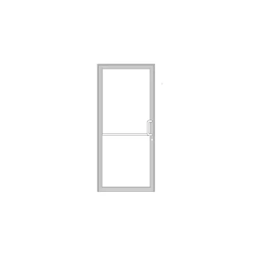 Clear Anodized Class 1 40" x 86" 451 Series Right Hand Tubular Offset Pivot Up and Over Frame Complete (1F) Clear Anodized Class 1 40" x 86" 451 Series Right Hand Tubular Offset Pivot Up and Over Frame Complete (1F)