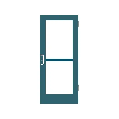 Custom KYNAR Paint StormFront Series Custom Single Butt Hinge Entrance Door For Panic and Surface Mount Door Closer