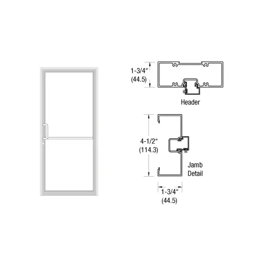 Custom Sized White KYNAR Paint Series 450 Open Back Butt Hinge Up and Over Frame Complete (1F) Custom Sized White KYNAR Paint Series 450 Open Back Butt Hinge Up and Over Frame Complete (1F)