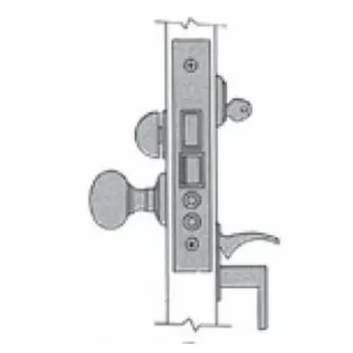 Right Hand Reverse Lever Strength Emergency Egress Entry Handleset by Lever 2-3/4" Backset Mortise Lock Body Lifetime Satin Nickel Finish Right Hand Reverse Lever Strength Emergency Egress Entry Handleset by Lever 2-3/4" Backset Mortise Lock Body Lifetime Satin Nickel Finish