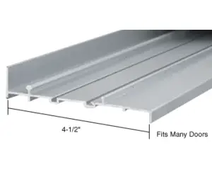 CRL TH643A Aluminum OEM Replacement Patio Door Threshold - 4-1/2