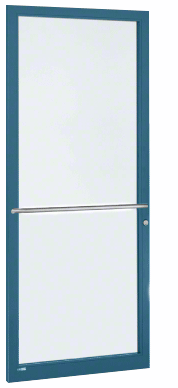 CRL-U.S. Aluminum DC21771 Custom KYNAR Paint Custom Single Series 250 Narrow Stile Center Pivot Entrance Door for Overhead Concealed Door Closer