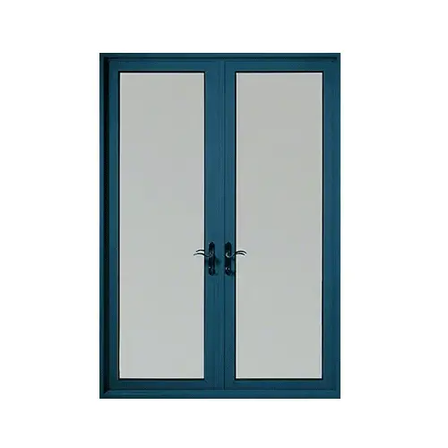 Custom Painted Series 900 Terrace Doors With Up/Over Frame, 3-3/4" Bottom Rail, and Standard Threshold - Pair Swing In