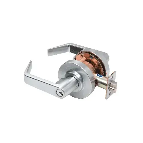 Brushed Chrome Heavy-Duty Grade 2 Lever Locksets Storeroom - Schlage 6-Pin Brushed Chrome Heavy-Duty Grade 2 Lever Locksets Storeroom - Schlage 6-Pin