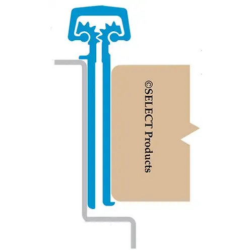 CONTINUOUS HINGE, CONCEALED HEAVY DUTY, 83 INCHES CLEAR ALUMINUM