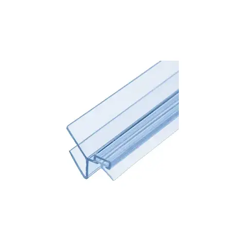 135 Degree Strike Jamb Seal for 5/16" Glass - 95" Stock Length Clear 135 Degree Strike Jamb Seal for 5/16" Glass - 95" Stock Length Clear