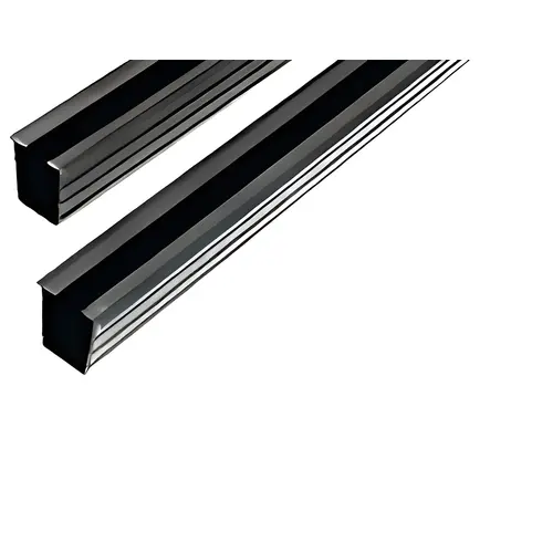 36" Glass Barrier Post Rigid Glazing Vinyl Black 36" Glass Barrier Post Rigid Glazing Vinyl Black