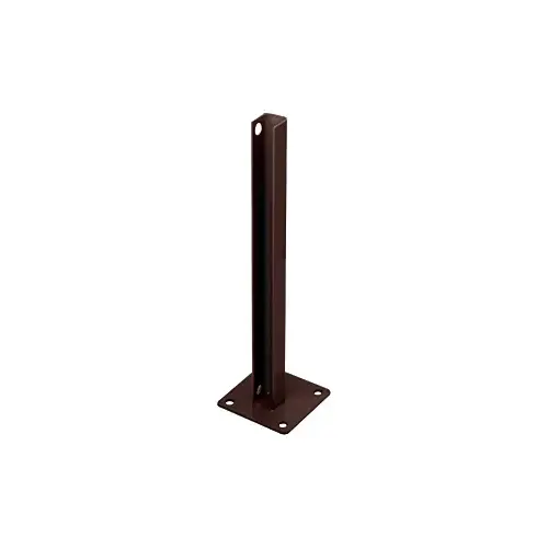 Matte Bronze AWS Steel Stanchion for 180 Degree Round or Rectangular Center or End Posts Matte Bronze AWS Steel Stanchion for 180 Degree Round or Rectangular Center or End Posts