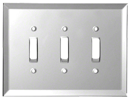 CRL GMP9C Clear Triple Toggle Glass Mirror Plate