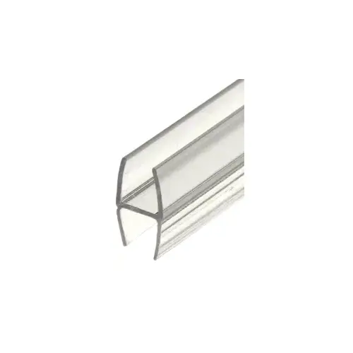 Multi-Purpose 'H' Wipe for 5/16" Glass - 95" Stock Length Clear Multi-Purpose 'H' Wipe for 5/16" Glass - 95" Stock Length Clear