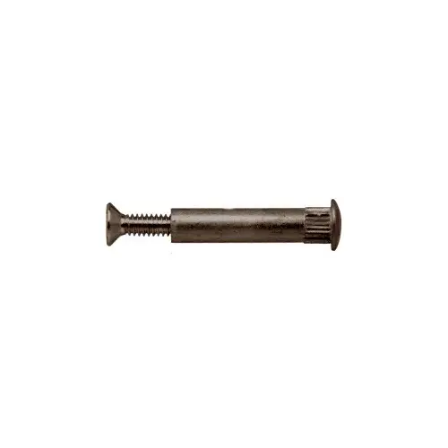 Bronze Anodized Sex Bolt for Hardware Mounting to 1-3/4" Thick Doors - pack of 4