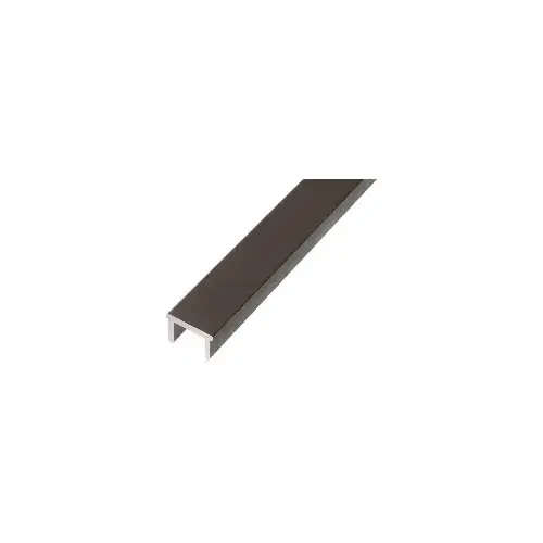 Matte Bronze 36" Glass Barrier Post Filler Matte Bronze 36" Glass Barrier Post Filler