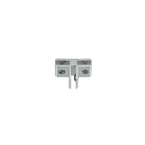 Chrome 3-Way 90 Degree Aluminum Glass Connector Chrome 3-Way 90 Degree Aluminum Glass Connector