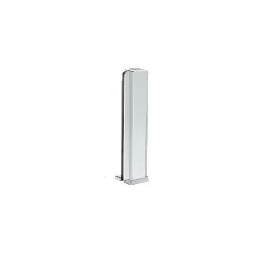 Satin Anodized 12" Center Design Series Partition Post