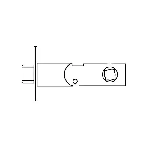 2-3/4" Lever Privacy Latch Oil Rubbed Bronze Finish