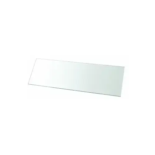 8" x 24" Rectangular 1/4" Clear Tempered Glass Shelf - 5/ Pk 8" x 24" Rectangular 1/4" Clear Tempered Glass Shelf - 5/ Pk