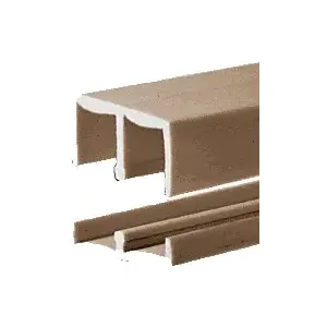 CRL 3253046 Tan 6 ft EZY-Glide Plastic Track Assembly