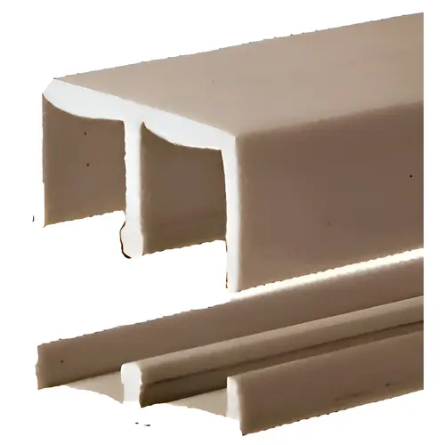 Tan 6 ft EZY-Glide Plastic Track Assembly Tan 6 ft EZY-Glide Plastic Track Assembly