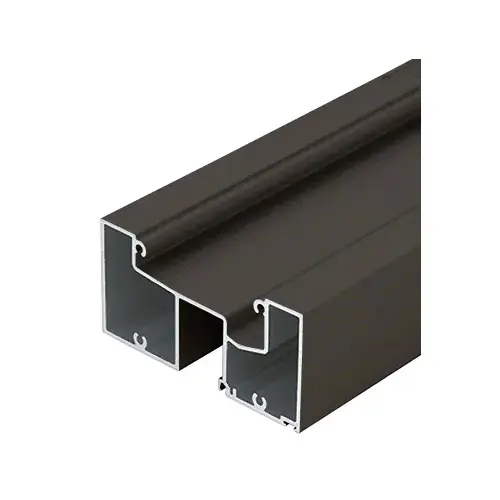 Dark Bronze/Black Anodized Class 1 IG500 Series Door Frame Head for 9/16" Glass - 24'-2" Stock Length Dark Bronze/Black Anodized Class 1 IG500 Series Door Frame Head for 9/16" Glass - 24'-2" Stock Length
