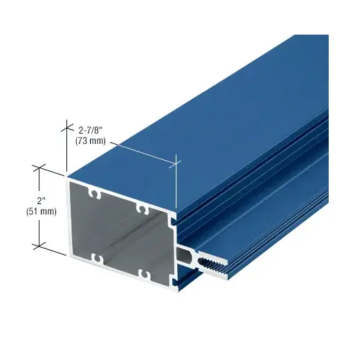 2-7/8" Vertical/Horizontal Mullion for Screw Spline and Multi-Lite Units, Custom Paint - 24'-2" Stock Length 2-7/8" Vertical/Horizontal Mullion for Screw Spline and Multi-Lite Units, Custom Paint - 24'-2" Stock Length