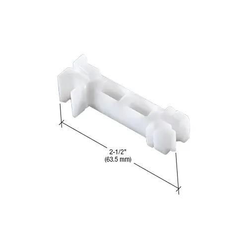 Nylon Assembly Clip for 1" Glazing- 200/Pk White