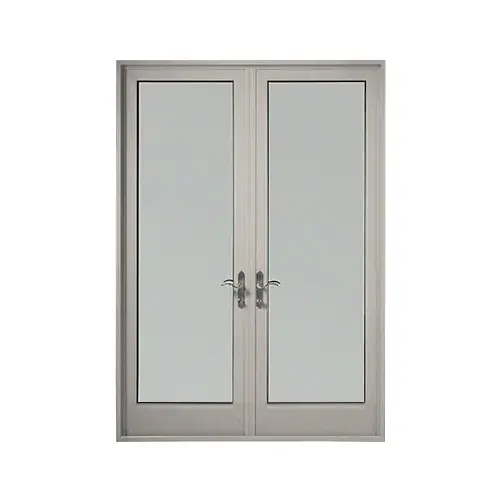 Clear Anodized Series 925 Patio Door Pair Swing Out Clear Anodized Series 925 Patio Door Pair Swing Out