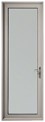 CRL-U.S. Aluminum PL91211R0 Clear Anodized Series 925 Single Patio Door Hinge Right Swing Out