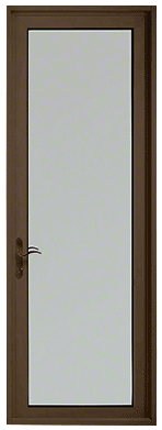 CRL-U.S. Aluminum PL91222L0 Class I Bronze Black Anodized Series 925 Patio Door Pivot Hinge Left Swing Out