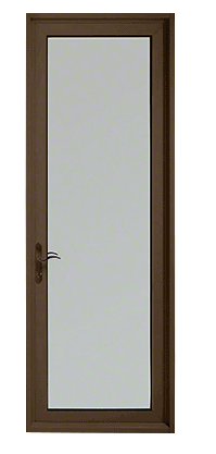 CRL-U.S. Aluminum PL91522L0 Class I Bronze Black Anodized Series 925 Patio Door Hinge Left Swing Out