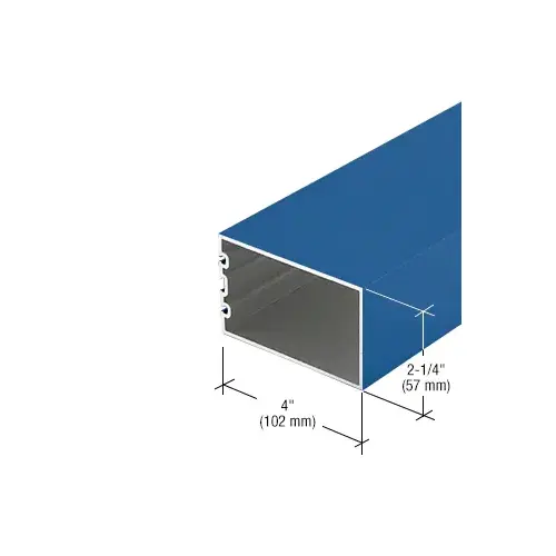 4" Structural Silicone Glazed Vertical Mullion, Custom Paint - 24'-2" Stock Length 4" Structural Silicone Glazed Vertical Mullion, Custom Paint - 24'-2" Stock Length