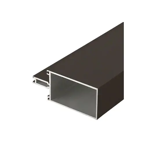 4" Captured Glazed Vertical Mullion, Dark Bronze/Black Anodized Class 1 - 24'-2" Stock Length 4" Captured Glazed Vertical Mullion, Dark Bronze/Black Anodized Class 1 - 24'-2" Stock Length