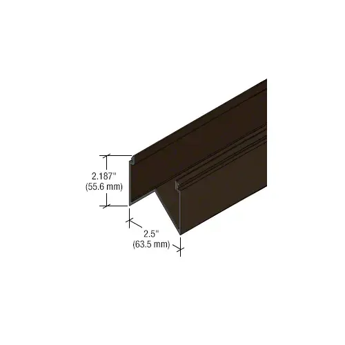 90 Degree Mullion Cover for StormWall XL Mullions, Dark Bronze/Black Anodized Class 1 90 Degree Mullion Cover for StormWall XL Mullions, Dark Bronze/Black Anodized Class 1