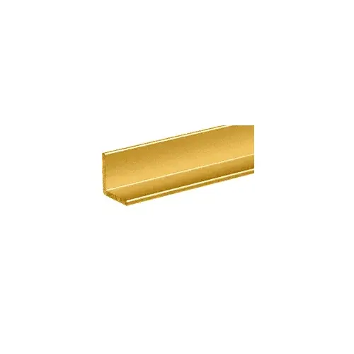 Brite Gold Anodized 1/2" Aluminum Angle Extrusion 144" Stock Length Brite Gold Anodized 1/2" Aluminum Angle Extrusion 144" Stock Length
