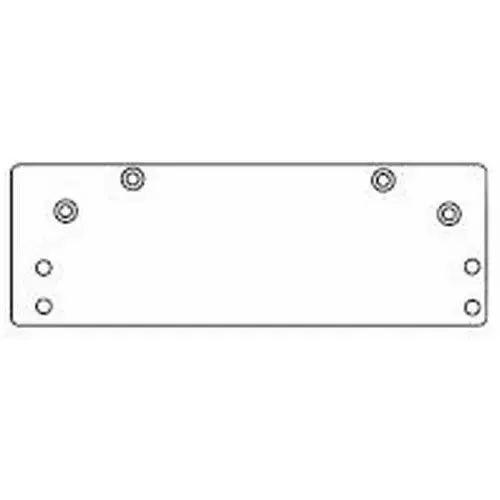 Overhead Holder or Narrow Top Jamb Drop Plate Light Bronze Finish Overhead Holder or Narrow Top Jamb Drop Plate Light Bronze Finish