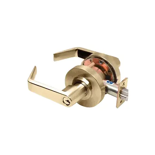 Polished Brass Heavy-Duty Grade 2 Lever Locksets Entrance - Schlage 6-Pin Polished Brass Heavy-Duty Grade 2 Lever Locksets Entrance - Schlage 6-Pin