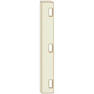 Templaco 35368 6 Foot 8 Inch Full Length Template for Three 1/4" Radius 3-1/2" Hinges