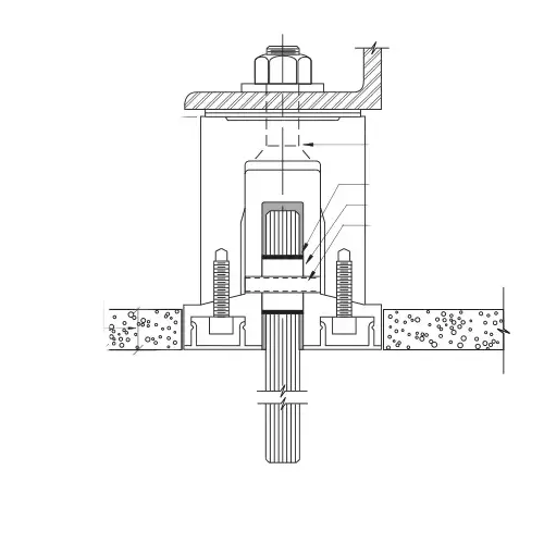 Mill Clear Anodized SB200 Two Piece Smoke Baffle Base Shoe