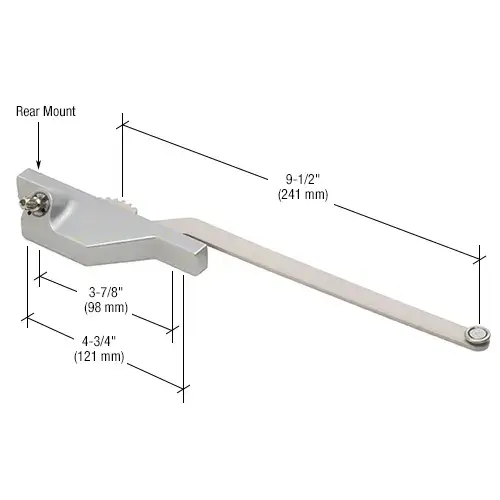 Clear Right Hand Single Arm Roto Operator
