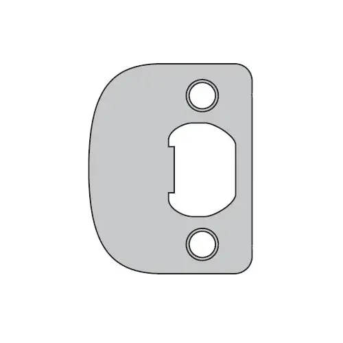 Plainlatch and Deadlatch Strike, Iron Black Plainlatch and Deadlatch Strike, Iron Black