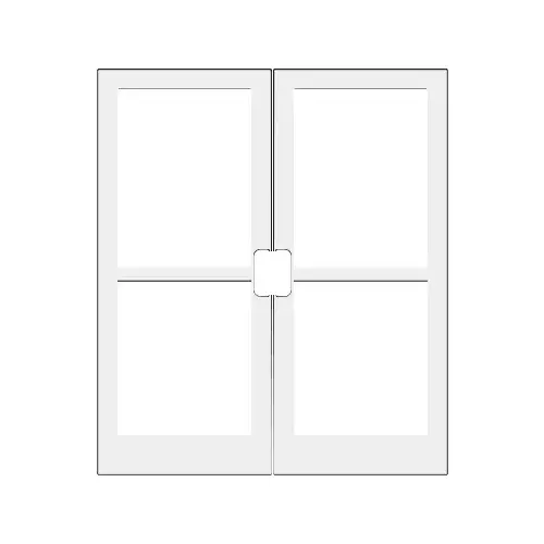 White KYNAR Paint IG500 Series Custom Pair StormFront Gear Hinged Entrance for Panic and Overhead Concealed Closer White KYNAR Paint IG500 Series Custom Pair StormFront Gear Hinged Entrance for Panic and Overhead Concealed Closer