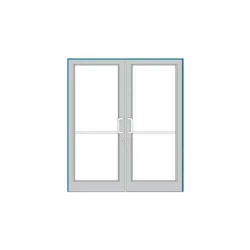 White KYNAR Paint 75-1/2" x 85-3/4" Series DF800 Tubular Butt Hinge Up and Over Frame Complete (2F) White KYNAR Paint 75-1/2" x 85-3/4" Series DF800 Tubular Butt Hinge Up and Over Frame Complete (2F)