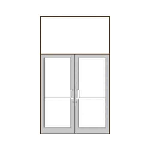 Dark Bronze/Black Anodized Class 1 75-1/2" x 126" Series DF800 Tubular Offset Hung Transom Frame Blank (2FT) Dark Bronze/Black Anodized Class 1 75-1/2" x 126" Series DF800 Tubular Offset Hung Transom Frame Blank (2FT)