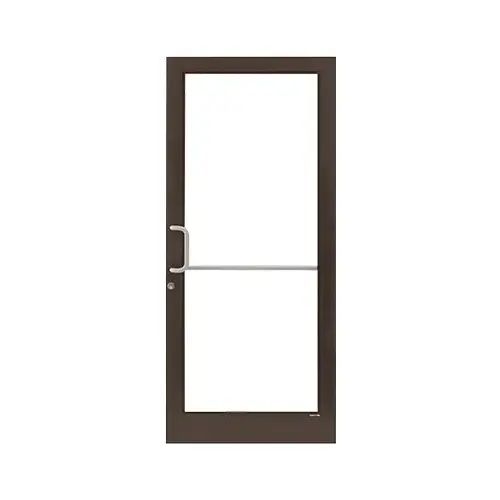 Dark Bronze/Black Anodized Class 1 Custom Single 36" x 84" Series 400T Medium Stile Gear Hinge Entrance Door Dark Bronze/Black Anodized Class 1 Custom Single 36" x 84" Series 400T Medium Stile Gear Hinge Entrance Door