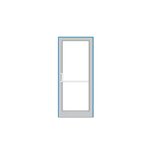 Clear Anodized Class 1 39-1/2" x 85-3/4" Series DF800 Tubular Gear Hinge Up and Over Frame Complete (1F) Clear Anodized Class 1 39-1/2" x 85-3/4" Series DF800 Tubular Gear Hinge Up and Over Frame Complete (1F)