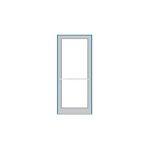 Clear Anodized Class 1 40" x 86" Series DF800 Tubular Center Hung Up and Over Frame Complete (1F) Clear Anodized Class 1 40" x 86" Series DF800 Tubular Center Hung Up and Over Frame Complete (1F)