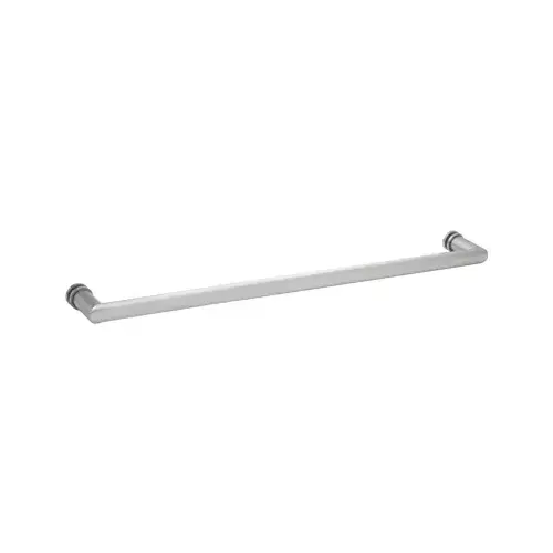 24" Satin Chrome Single-Sided Oval/Round Towel Bar 24" Satin Chrome Single-Sided Oval/Round Towel Bar